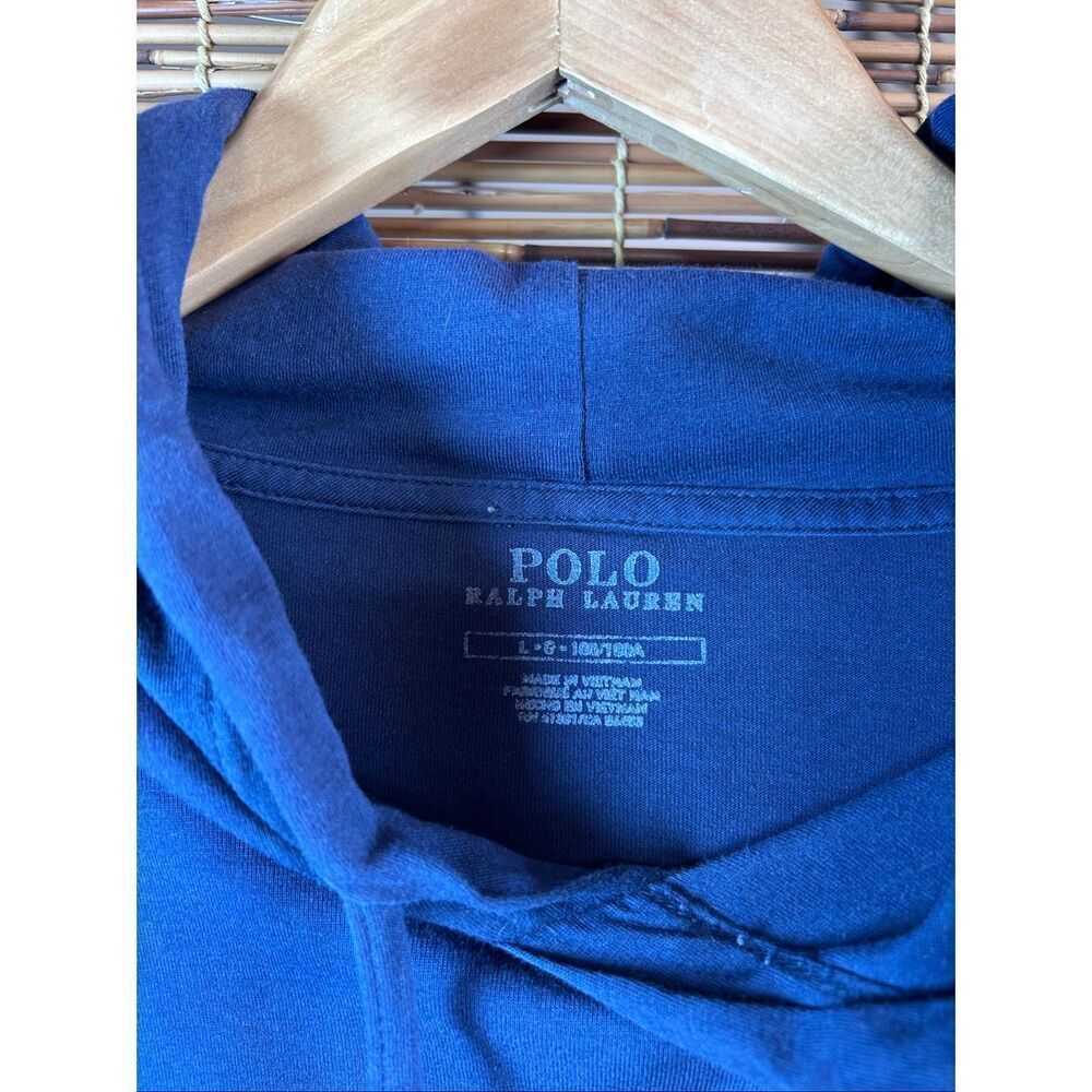 Polo Ralph Lauren Light Weight Hoodie Navy Large - Picture 3 of 4